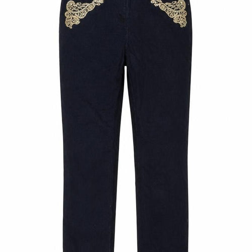 Together Womens Blue Cotton Skinny Jeans Size XS Regular Zip