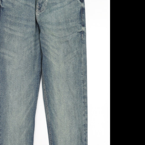 NEXT Mens Blue Cotton Skinny Jeans Size 28 in L31 in Regular Zip