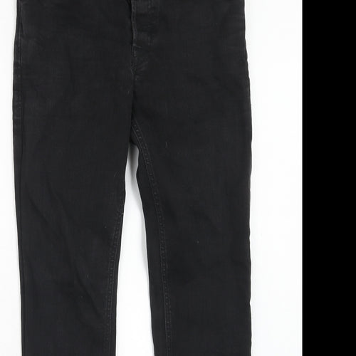 JACK & JONES Mens Blue Cotton Skinny Jeans Size 32 in L32 in Slim Button