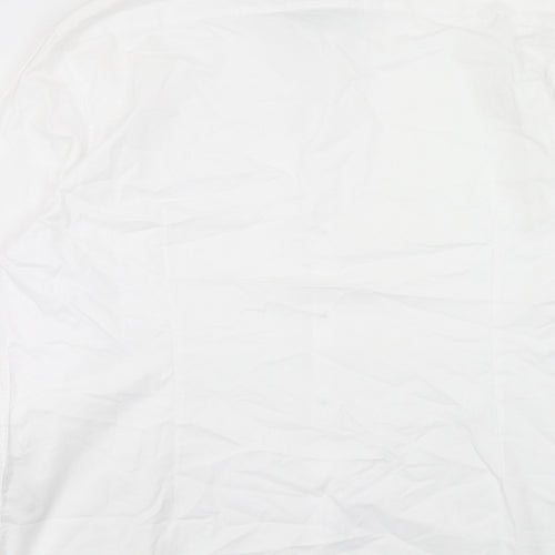 Marks and Spencer Mens White Cotton Dress Shirt Size 2XL Collared Button