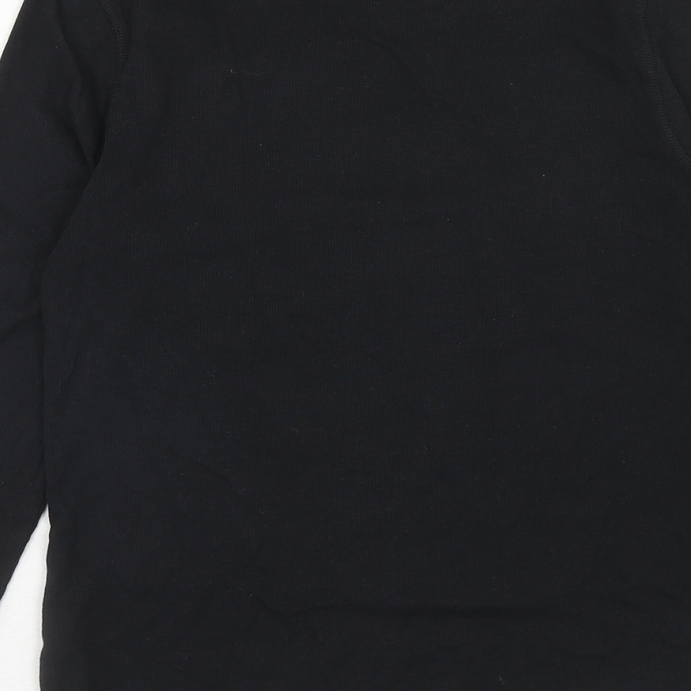 Marks and Spencer Womens Blue Polyester Basic T-Shirt Size 14 Round Neck