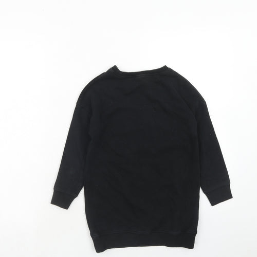 NEXT Girls Black Cotton Pullover Sweatshirt Size 10 Years Pullover - California