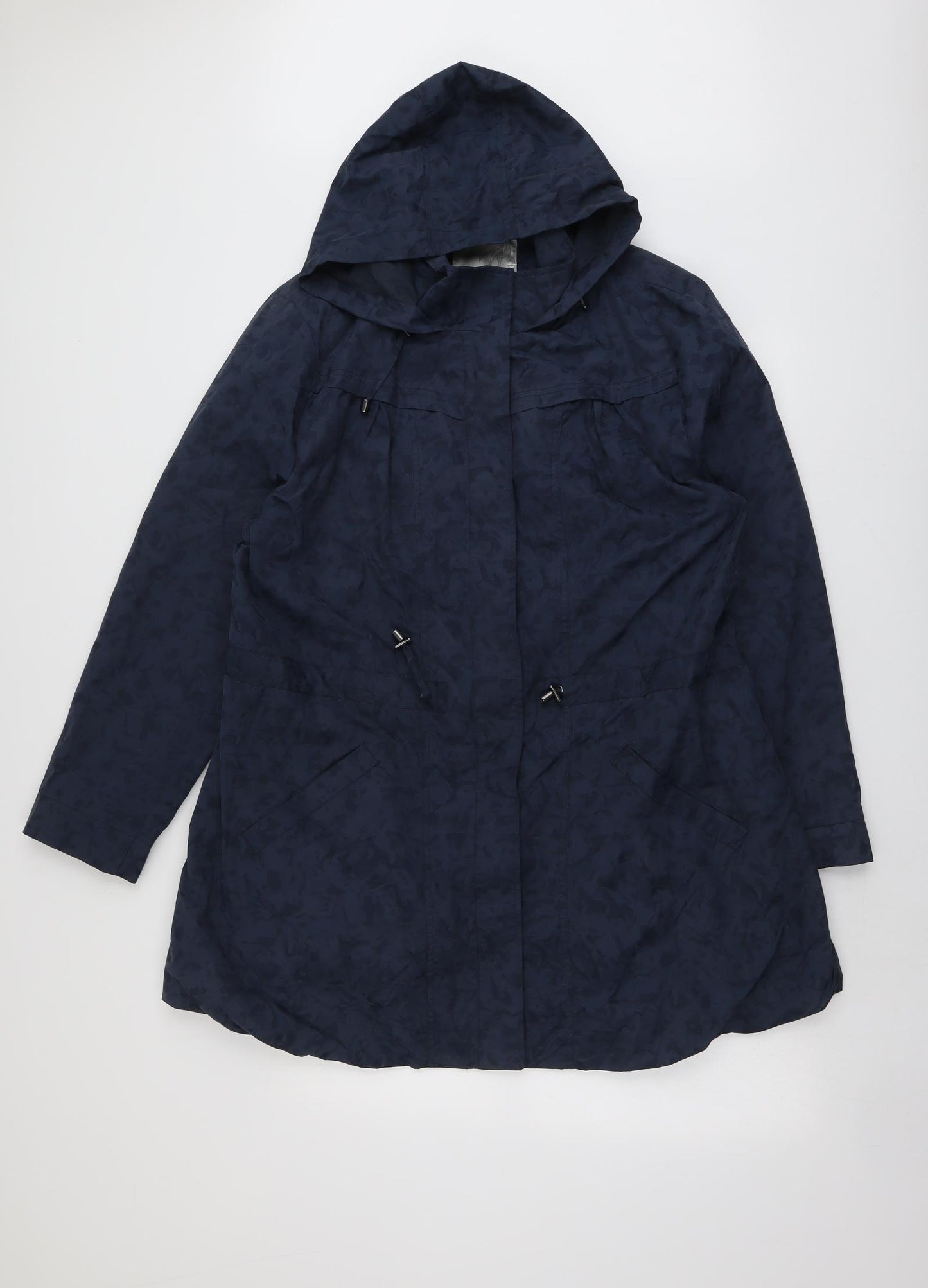 RJR.John Rocha Womens Blue Geometric Jacket Size 20 Zip