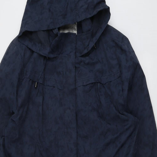 RJR.John Rocha Womens Blue Geometric Jacket Size 20 Zip