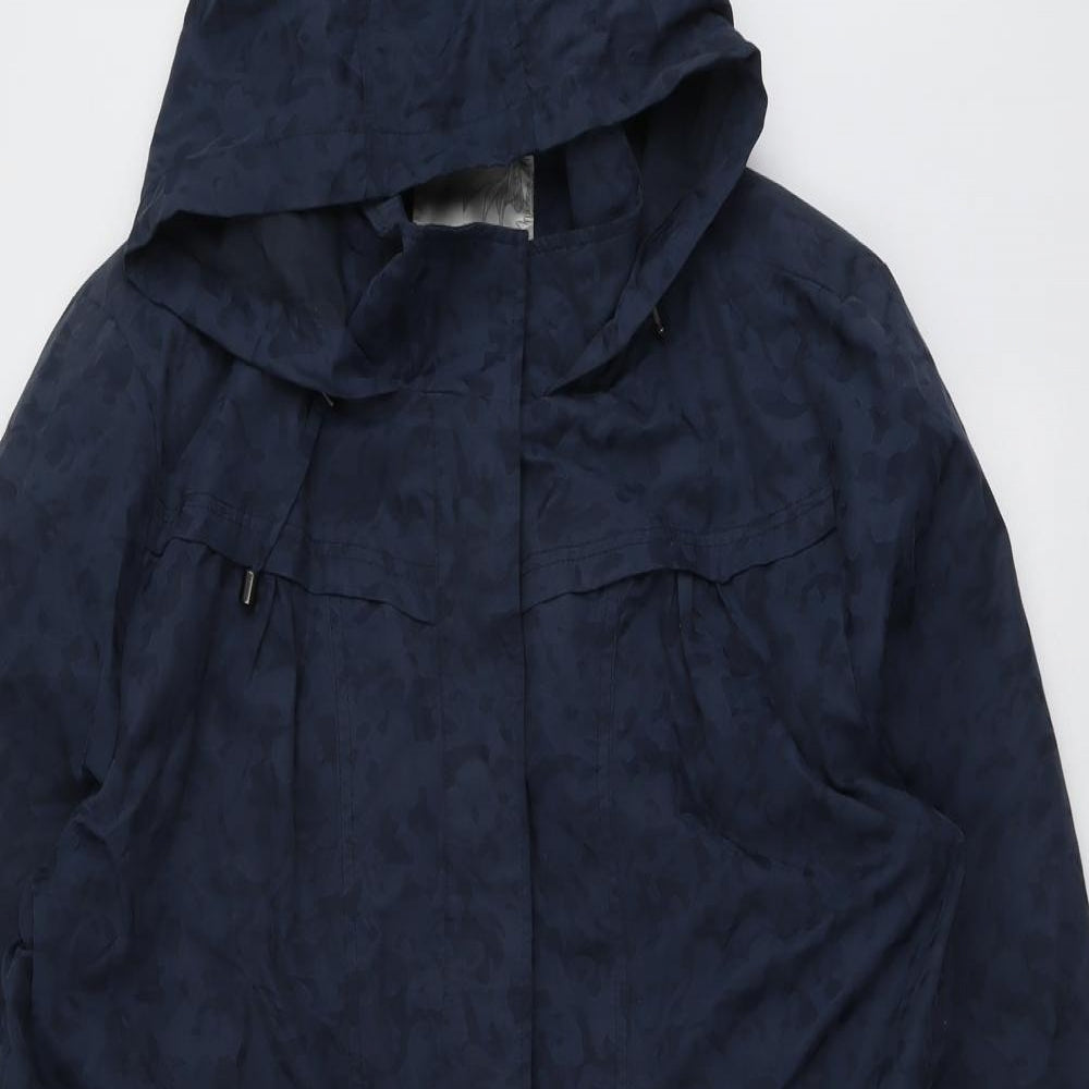 RJR.John Rocha Womens Blue Geometric Jacket Size 20 Zip