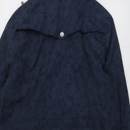 RJR.John Rocha Womens Blue Geometric Jacket Size 20 Zip