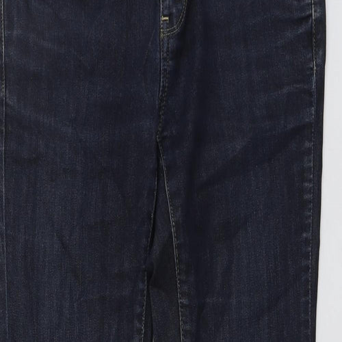 Only Womens Blue Cotton Straight Jeans Size 30 in L29 in Regular Button