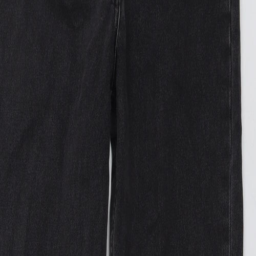 COLLUSION Womens Grey Cotton Mom Jeans Size 26 in L36 in Regular Button