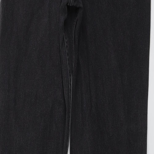 COLLUSION Womens Grey Cotton Mom Jeans Size 26 in L36 in Regular Button