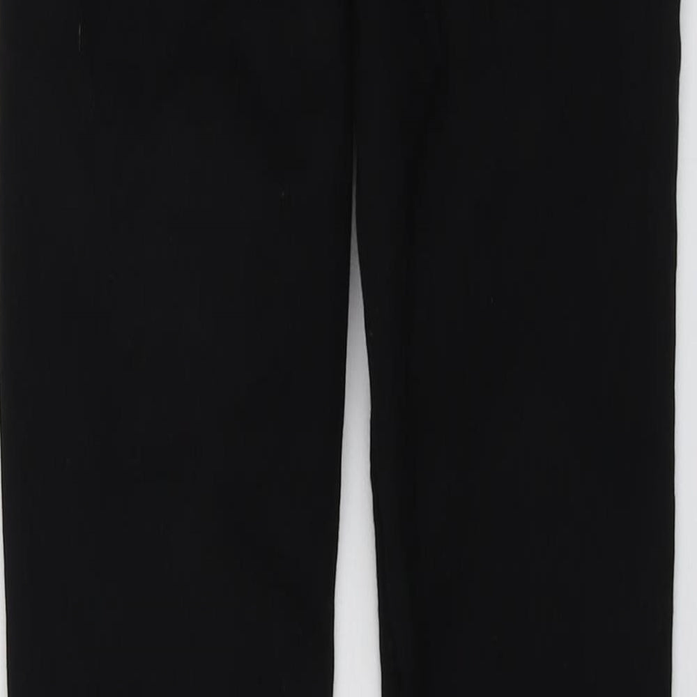 Zara Womens Black Cotton Skinny Jeans Size 10 L27 in Regular Button