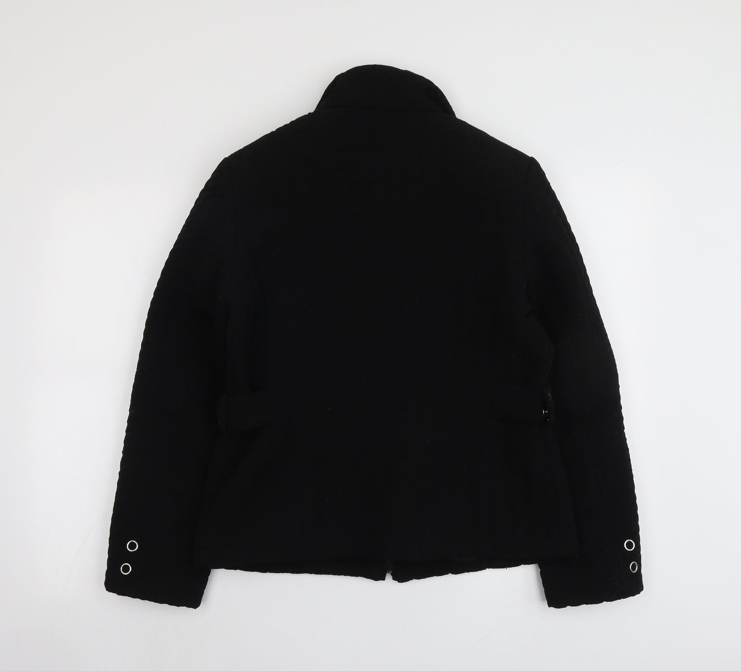 Gallery Womens Black Jacket Size 12 Zip