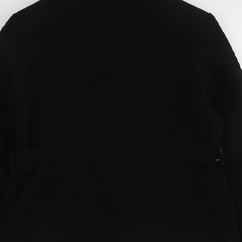 Gallery Womens Black Jacket Size 12 Zip