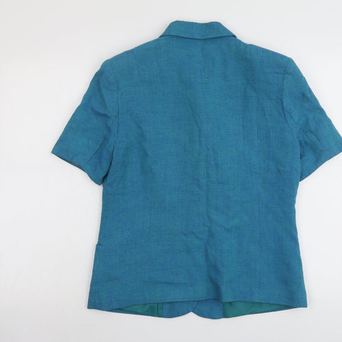 Dorothy Perkins Womens Blue Jacket Size 14 Button