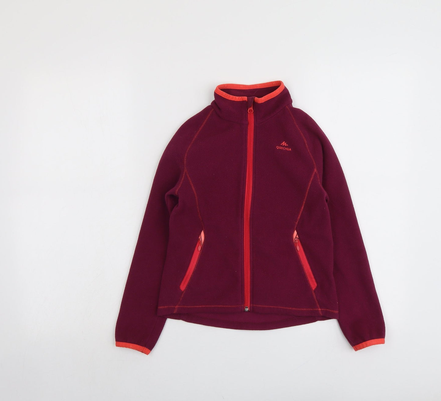 Quechua Girls Purple Jacket Size 7-8 Years Zip