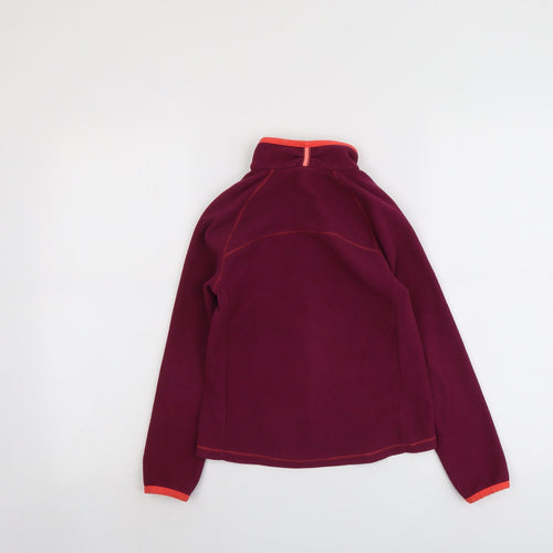 Quechua Girls Purple Jacket Size 7-8 Years Zip