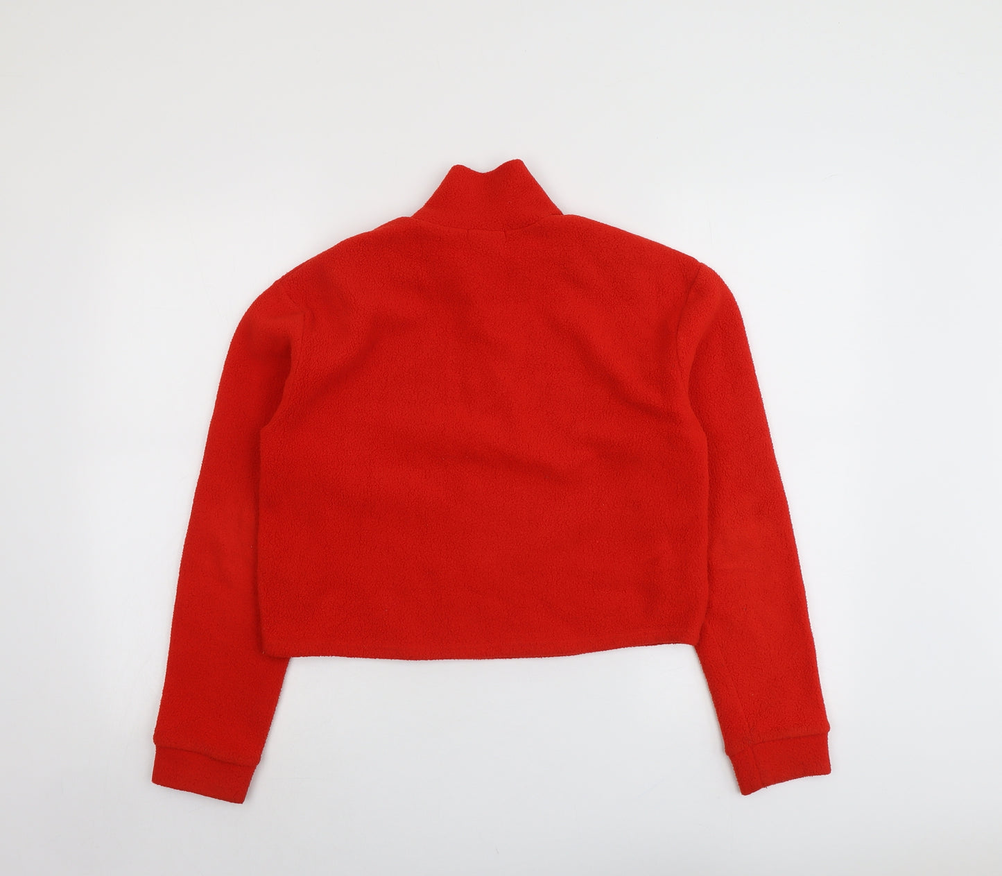 BDG Womens Red Polyester Pullover Sweatshirt Size S Zip