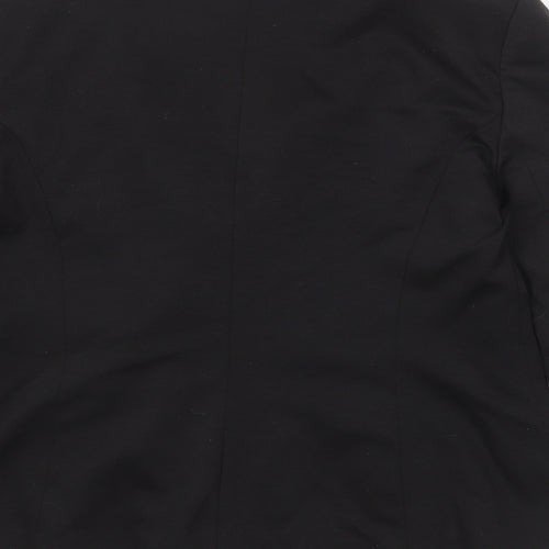 Oasis Womens Black Jacket Size 14 Button