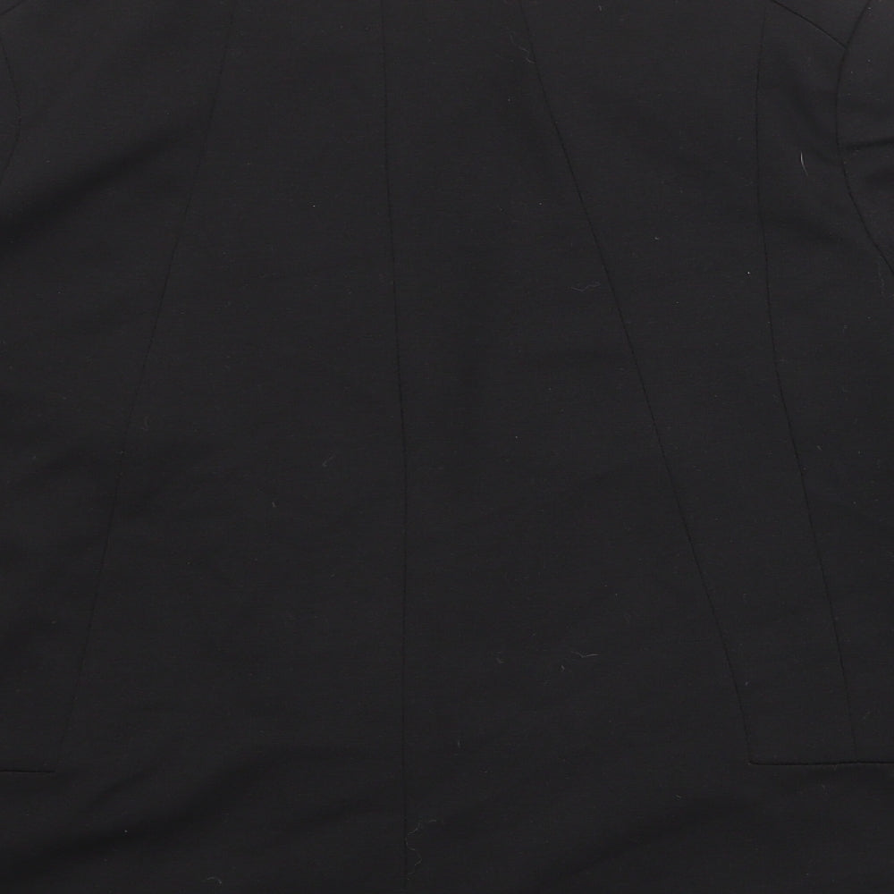 Wallis Womens Black Polyester Jacket Blazer Size 16