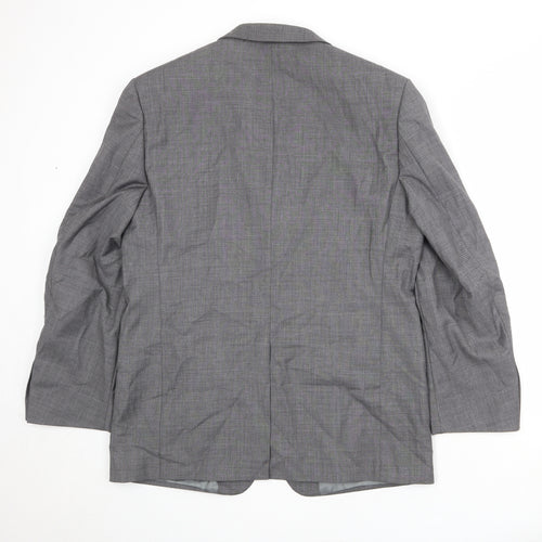 Marks and Spencer Mens Grey Wool Jacket Suit Jacket Size 42 Regular