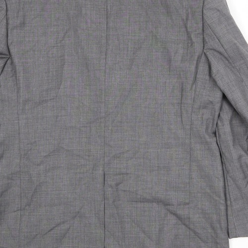 Marks and Spencer Mens Grey Wool Jacket Suit Jacket Size 42 Regular