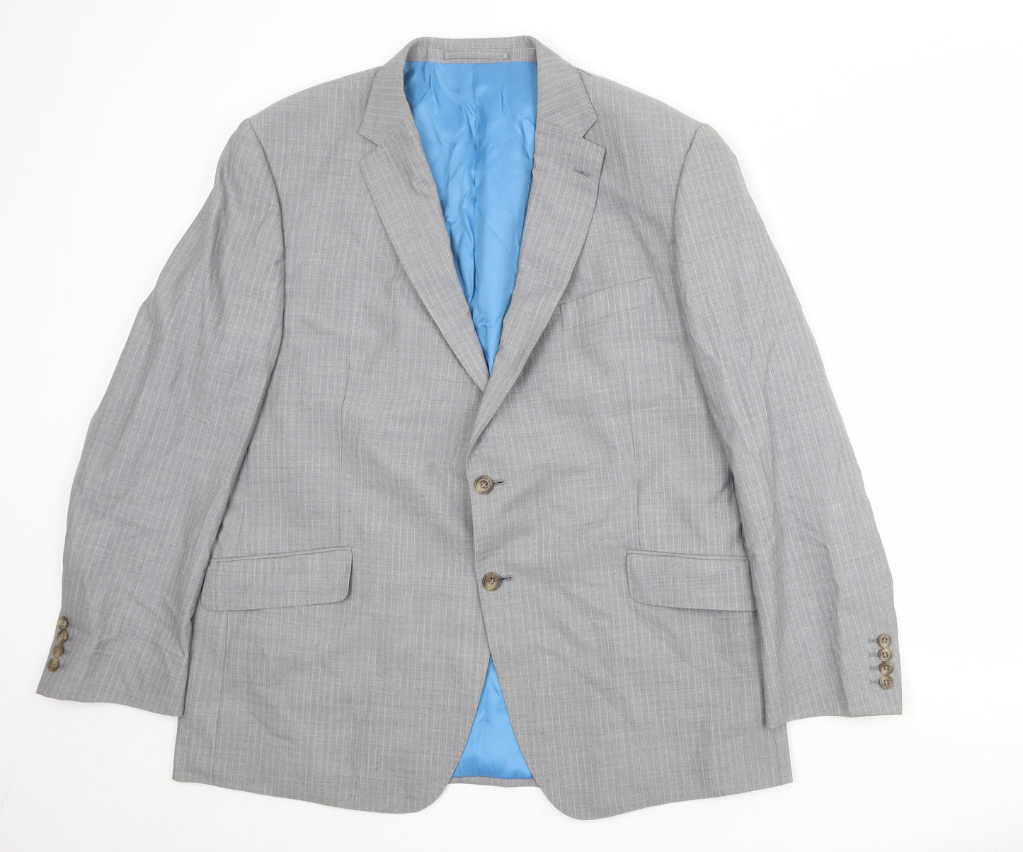 Marks and Spencer Mens Grey Wool Jacket Suit Jacket Size 46 Regular