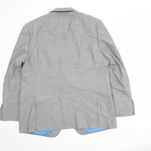 Marks and Spencer Mens Grey Wool Jacket Suit Jacket Size 46 Regular