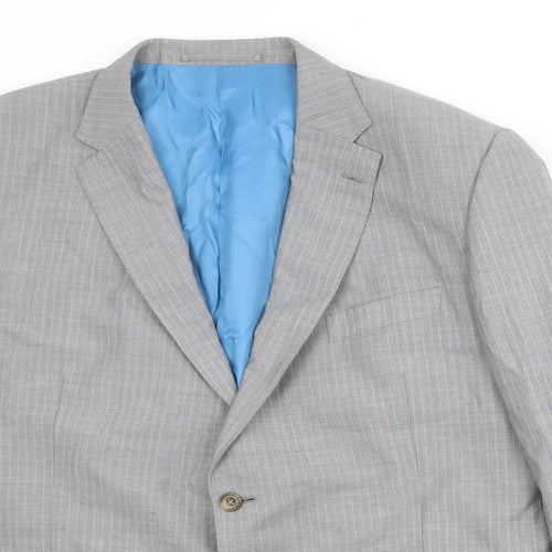 Marks and Spencer Mens Grey Wool Jacket Suit Jacket Size 46 Regular