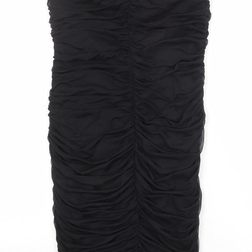 Cameo Rose Womens Black Polyester Bodycon Size 10 Sweetheart Pullover