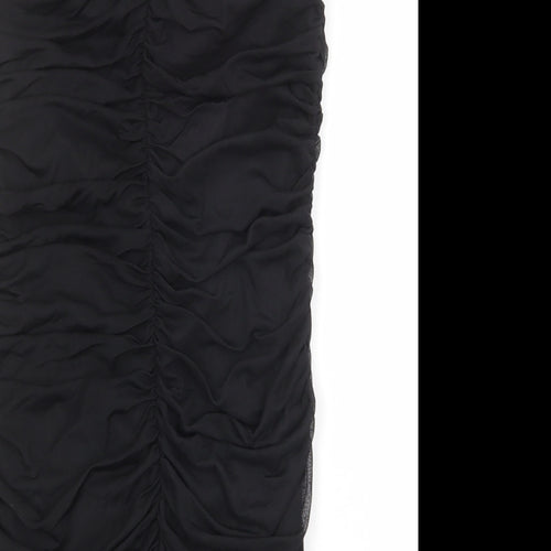 Cameo Rose Womens Black Polyester Bodycon Size 10 Sweetheart Pullover