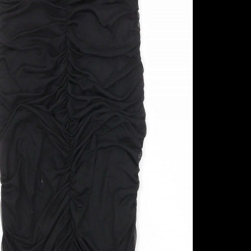 Cameo Rose Womens Black Polyester Bodycon Size 10 Sweetheart Pullover
