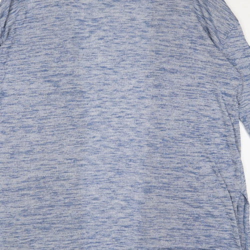 Divided by H&M Womens Blue V-Neck Polyester Cardigan Jumper Size M