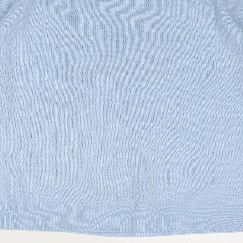 EWM Womens Blue Round Neck Acrylic Pullover Jumper Size 14 - Polar Bear Size 14-16