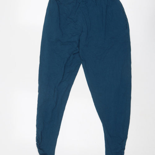 Bamboo Womens Blue Bamboo Harem Trousers Size 8 Regular