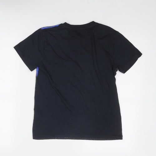 Star Wars Boys Black Cotton Basic T-Shirt Size 11 Years Round Neck Pullover - Baby Yoda