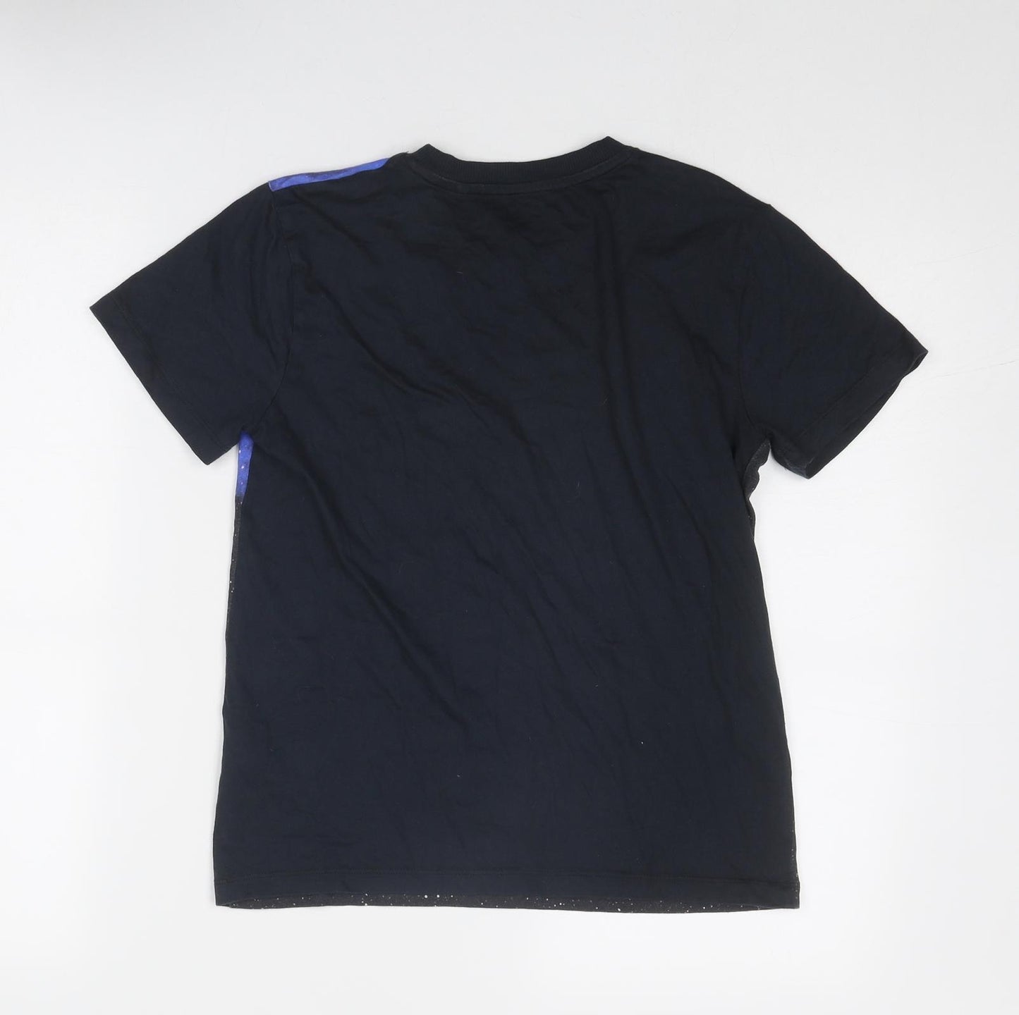 Star Wars Boys Black Cotton Basic T-Shirt Size 11 Years Round Neck Pullover - Baby Yoda