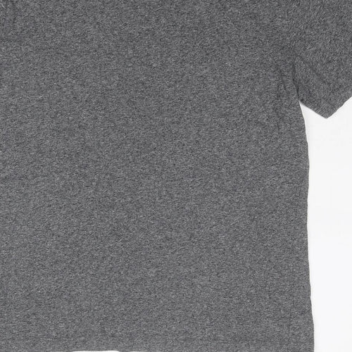 NEXT Mens Grey Cotton T-Shirt Size M Round Neck