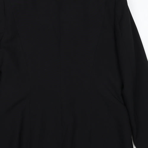 Dorothy Perkins Womens Black Polyester Jacket Suit Jacket Size 14
