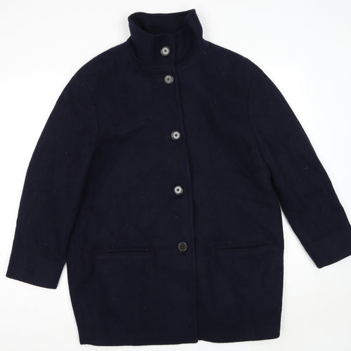 Brooks Brothers Womens Blue Jacket Size 16 Button