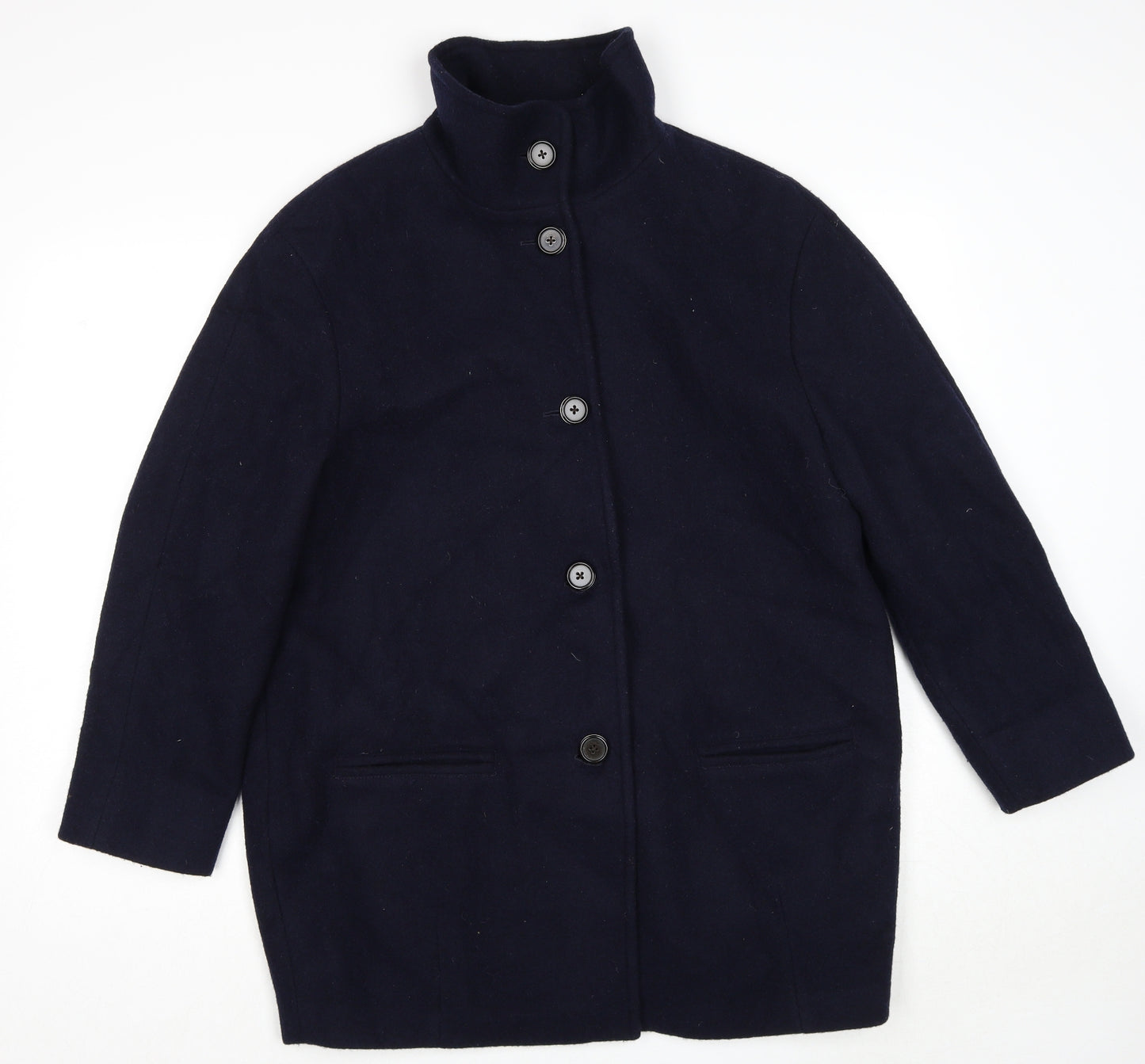 Brooks Brothers Womens Blue Jacket Size 16 Button