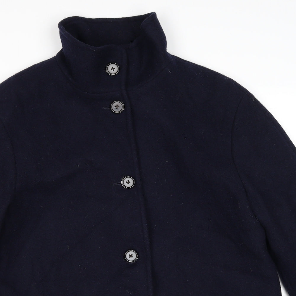 Brooks Brothers Womens Blue Jacket Size 16 Button