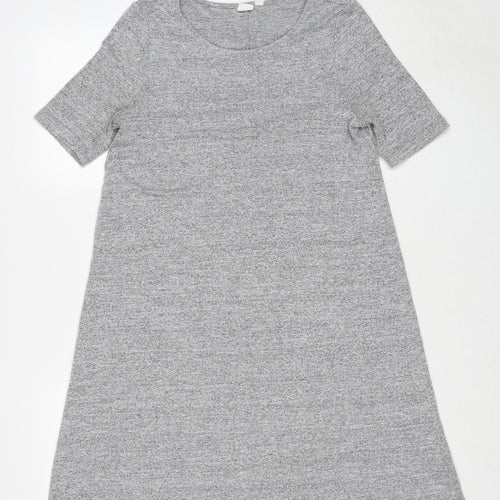 Gap Womens Grey Polyester A-Line Size S Boat Neck Pullover