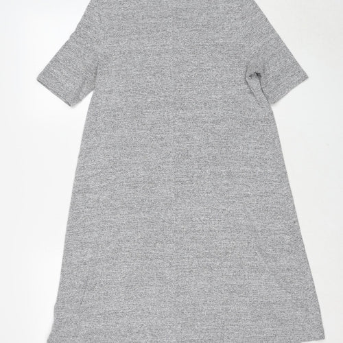 Gap Womens Grey Polyester A-Line Size S Boat Neck Pullover