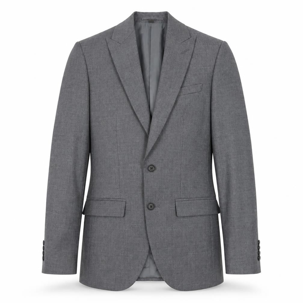 Marks & Spencer Mens Grey Polyester Jacket Suit Jacket Size 34 Regular