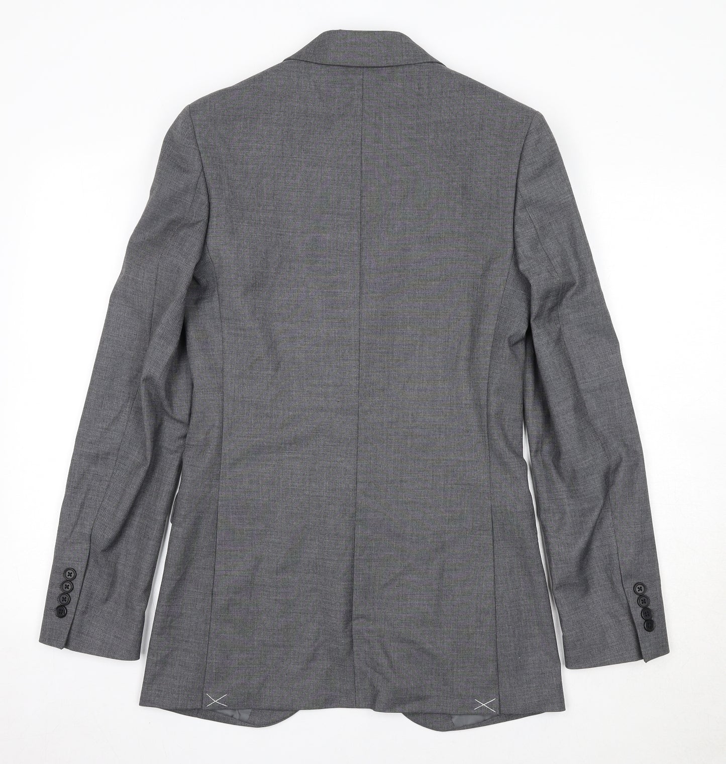 Marks and Spencer Mens Grey Polyester Jacket Suit Jacket Size 34 Regular