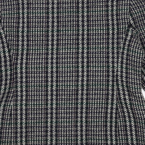 St Michael Womens Multicoloured Geometric Jacket Size 14 Button