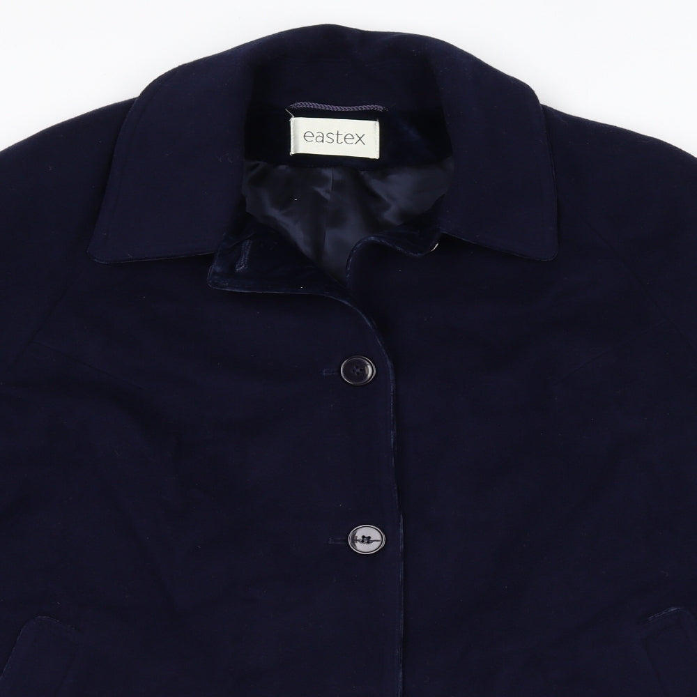 Eastex Womens Blue Jacket Size 14 Button
