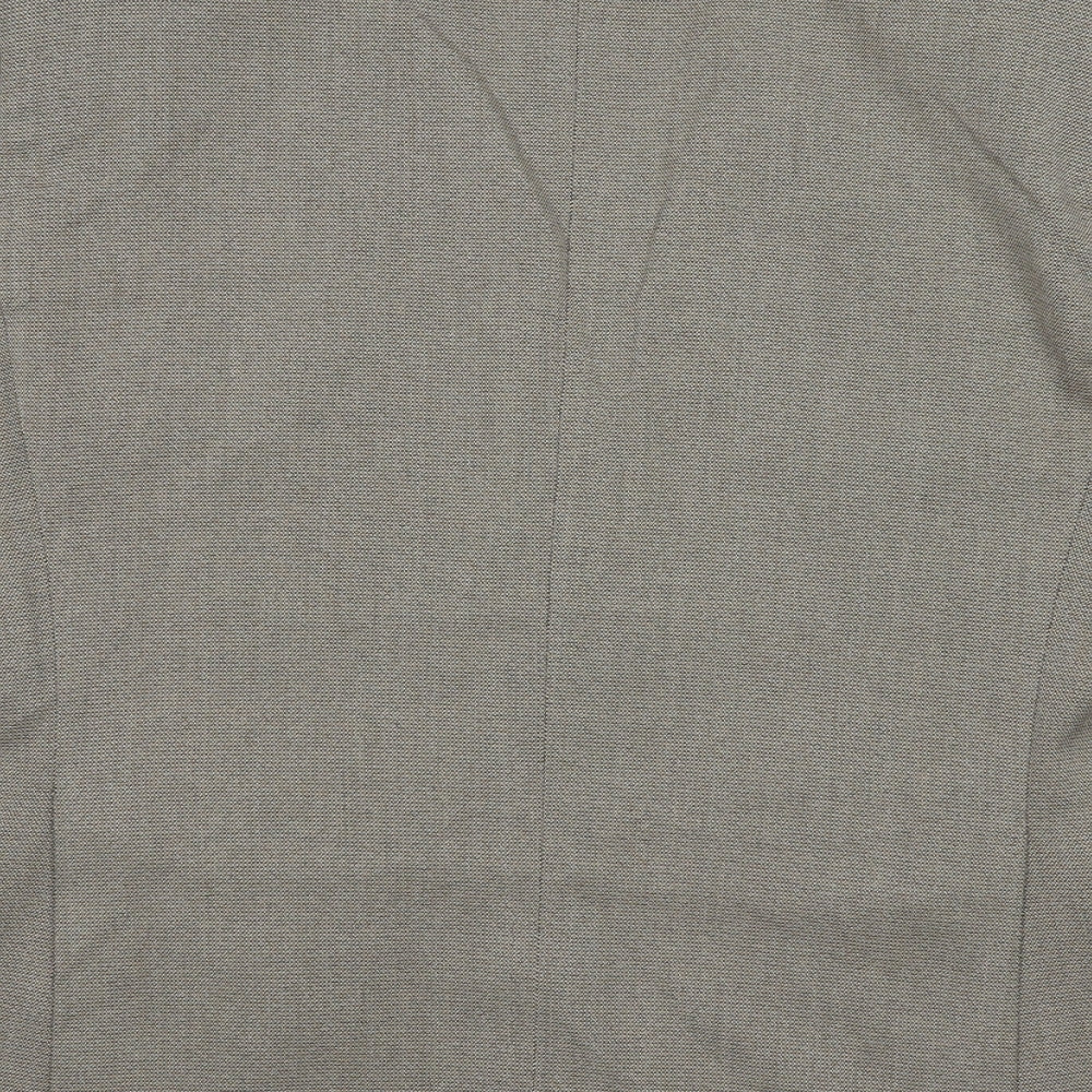 Marks and Spencer Mens Beige Polyester Jacket Suit Jacket Size 44 Regular