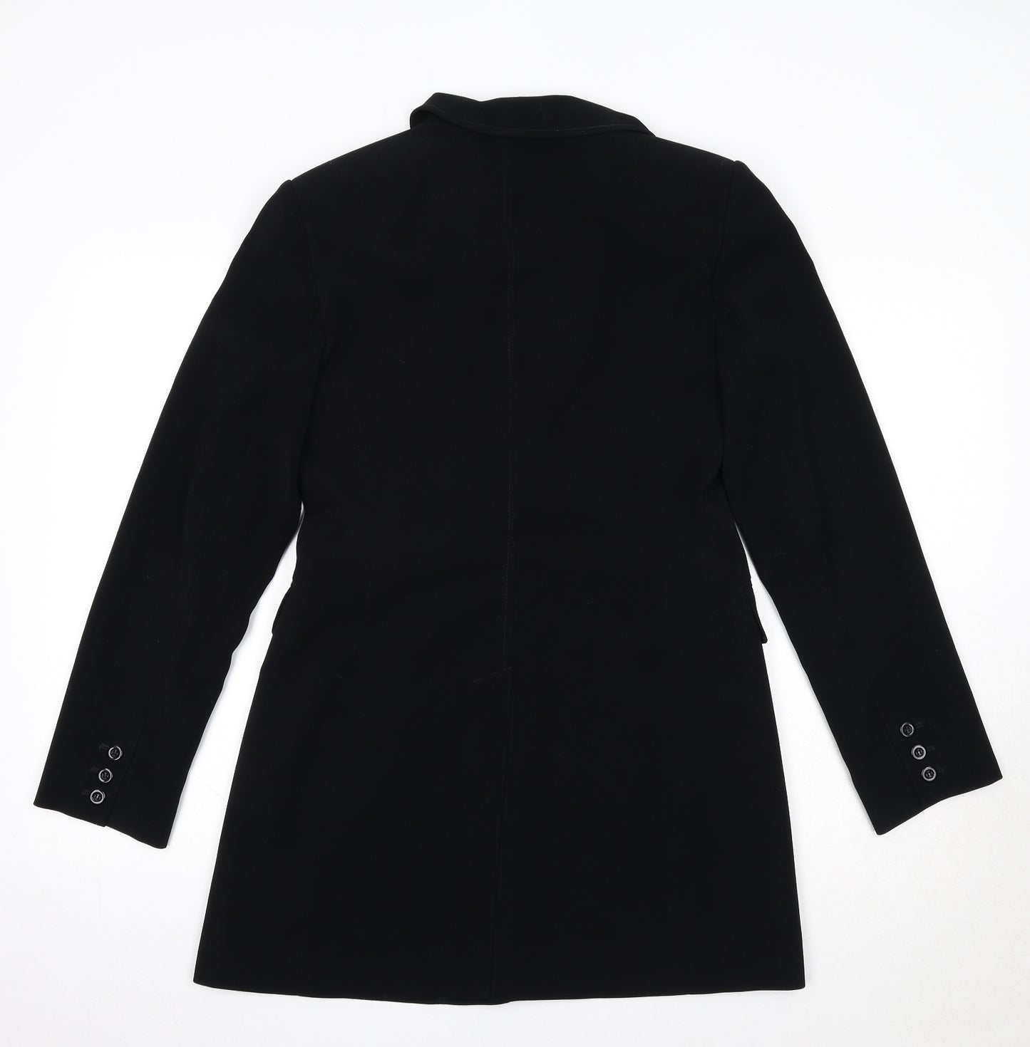 Oasis Womens Black Polyester Jacket Blazer Size 12