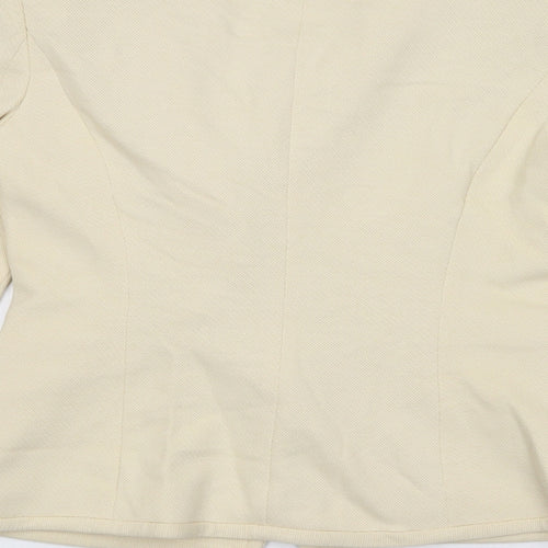 Zara Womens Ivory Jacket Size XS Button