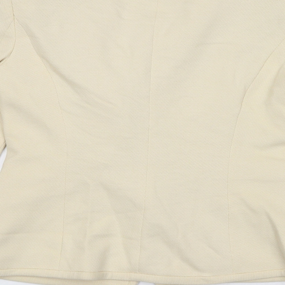 Zara Womens Ivory Jacket Size XS Button
